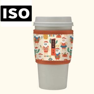 ISO Javasok HotSok Vacation Claus Hot Coffee Sleeve Holiday Christmas